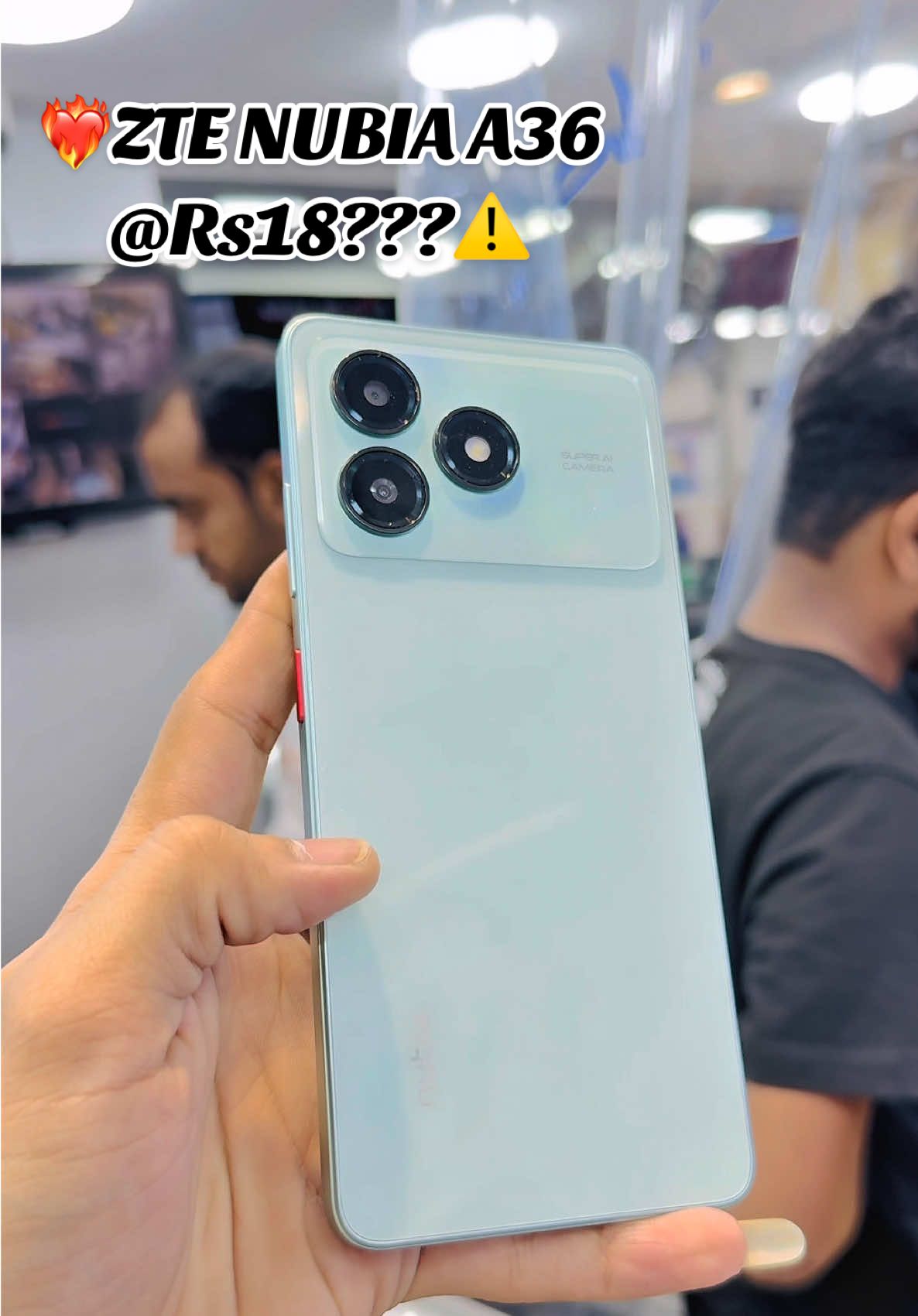 ZTE NUBIA A36🔥💚12GB(4GB+8GB)RAM 64GB ROM ❤️‍🔥Rs 18??? #ZteNubiaA36 #Zte #NubiaA36 #ZTEPakistan #pricekamfeaturezyada 