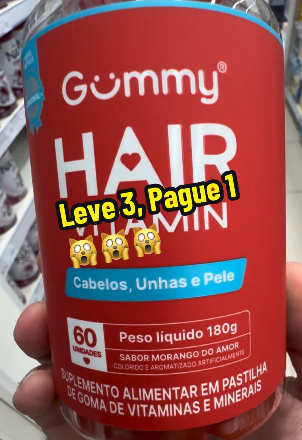 3 produtos Gummy pelo preço de 1! 🔥 Kit completo com vitaminas para cabelo, pele, unhas, e melatonina para um sono perfeito! Corre que é por tempo limitado! #melatonina #vitaminad #vitaminas #cabelosaudavel #pelesaudavel 