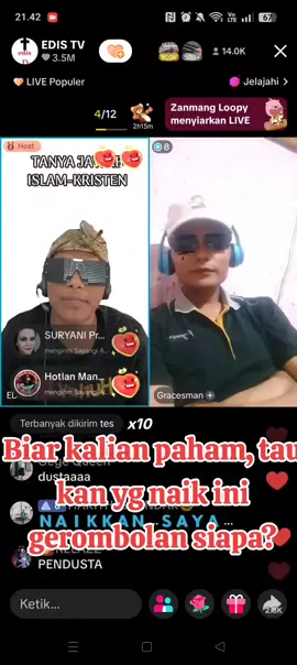 Diskusi lintas iman  #edistv #kristen #foryou #fyppppppppppppppppppppppp 