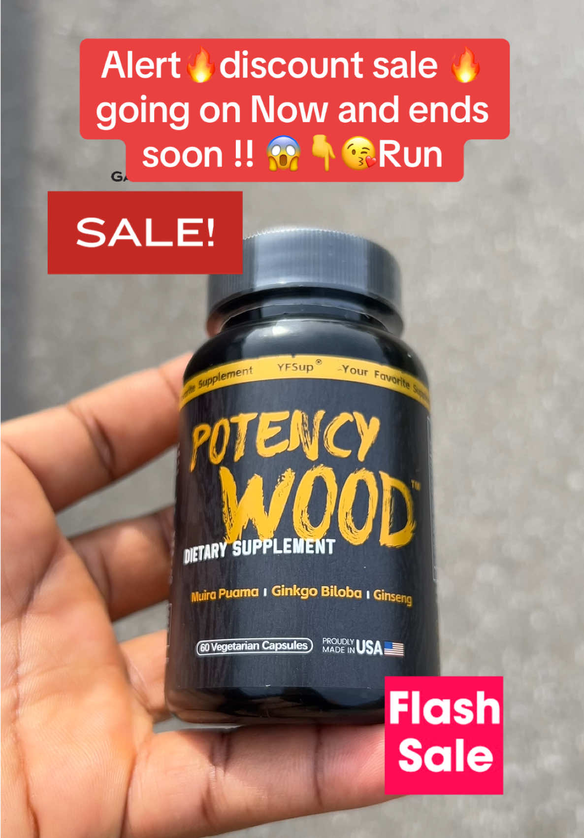 Potency Wood Energy Stamina Su  Potency Wood Energy Stamina Supplements - Ginseng Ashwagandha Gingko Tribulus, A...