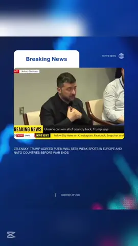 #zelensky: #trump and i agree putin won’t wait for the war in ukraine to end 	•	zelensky warns: #putin looking for weak points in europe and nato 	•	zelensky says trump agreed putin will test europe’s defenses before war ends 	•	zelensky: putin will exploit weak spots in #nato, not wait for ukraine war’s conclusion #news
