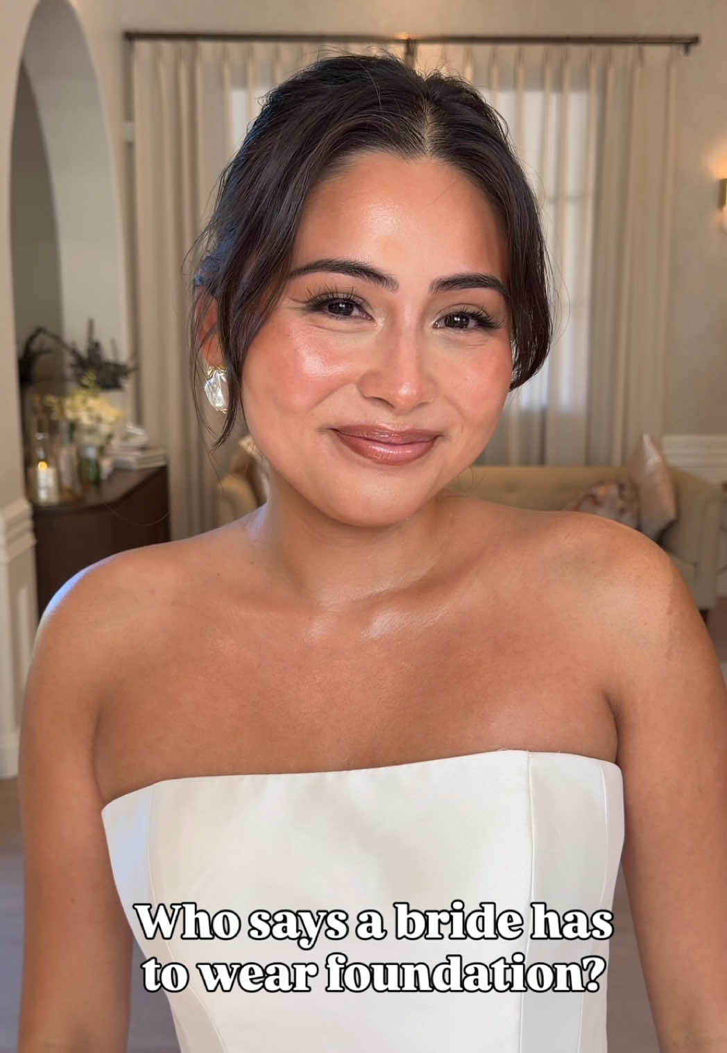 Luxury glam isn’t about rules—it’s about YOU. 💍 This radiant bride chose to skip foundation because that’s where she felt the most confident, and we honored her choice. The result? Effortless skin, polished details, and a look that’s undeniably her—elevated, timeless, and true. ✨ 📍 Southern California luxury bridal makeup 📅 Booking 2025 weddings for brides who value authenticity and refined beauty. - #temeculamakeupartist #oakglenmakeupartist #coronamakeupartist #redlandsmakeupartist #riversidemua 