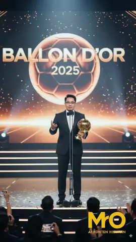 Saat Balon D'or Ceremony mengumumkan pemenangnya, dalam Ballon D'Or Of France Football Magazine 2025. Akhirnya aku bisa mengangkat piala Balon D'or mewakili Indonesia. Tapi ini kehaluankku aja sih, hehehe #ai #aiindonesia #fyppp #aiimages #fyp #fyppppppppppppppppppppppp #fypツ #FYPIndonesia #ai #aiimages #lucu #lucu_ngakak