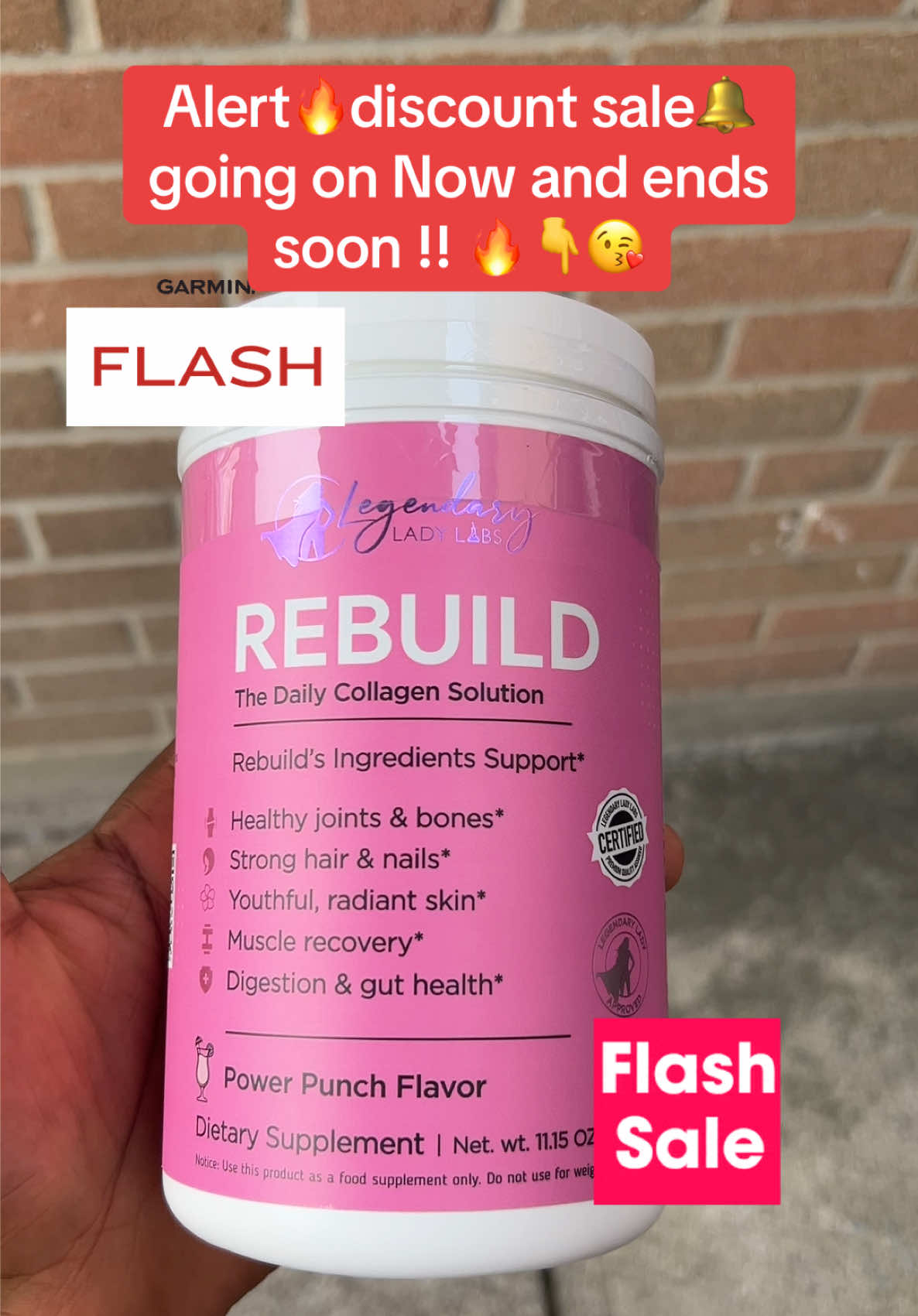 Clean Collagen Solution  Rebuild 3-in-1 Anti-Aging Solution | Boron, Vitamin C, & Hydrolyzed Clean Collagen | M... 
