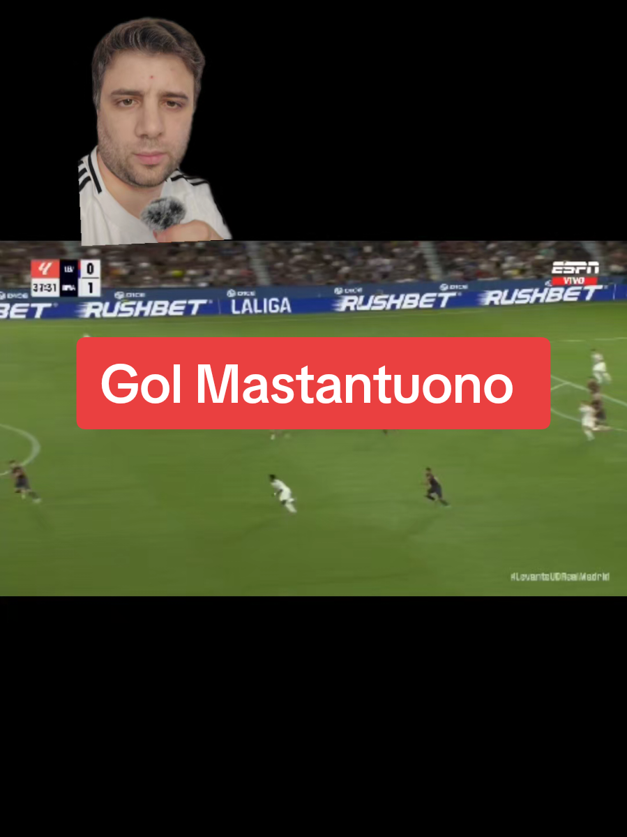 gol mastantuono real madrid  #mastantuono #realmadridfc #levante 