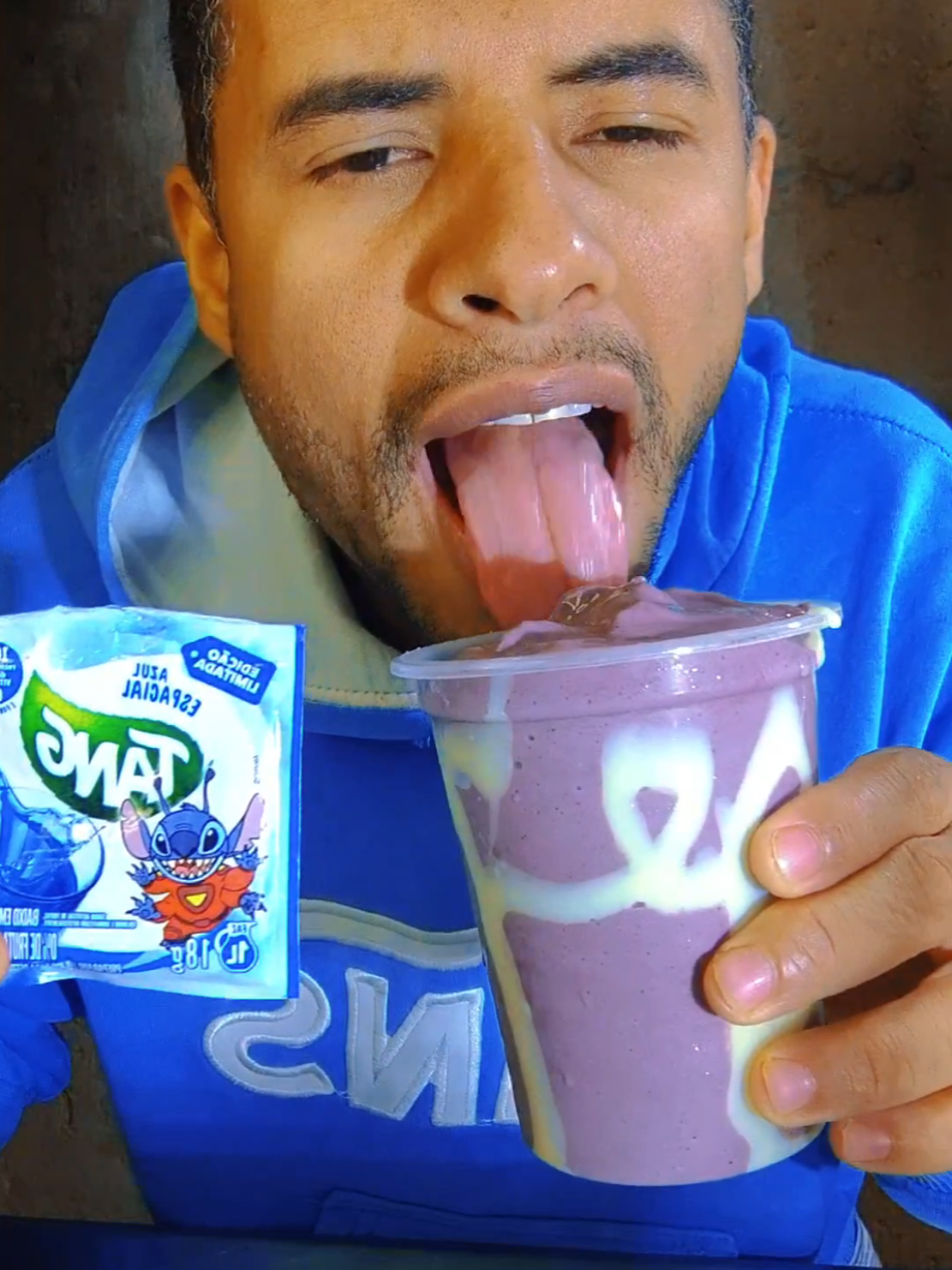 Milk Shake de Açaí Do STITCH LILO 