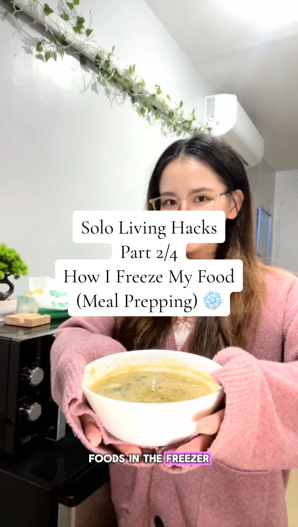 Replying to @CEDRICK TIU  Part 2/4 | Solo Living Hacks ✨ Portion, freeze, then store—ganun lang kasimple. #mealpreppingfortheweek #sololivingph 