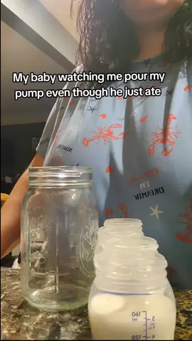 This kid eats every 2 hours on. the. dot. He is hungry 😂😂  #MomsofTikTok #oversupplymom #exclusivepumpingmom 