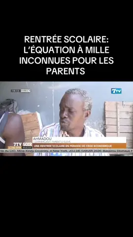 RENTRÉE SCOLAIRE: L’ÉQUATION À MILLE INCONNUES POUR LES PARENTS  #rentree #education #pastef #sonko #fyp 