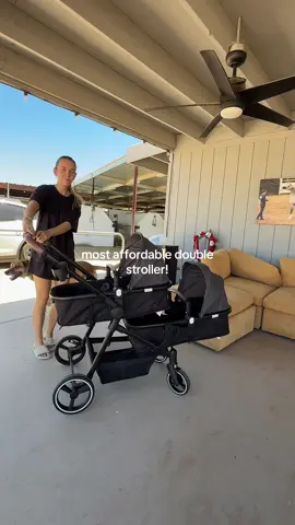 Can’t believe the price of this double stroller 😆 so many others are hundreds if not thousands more expensive #doublestroller #momtips #babytips #babystroller #stroller 
