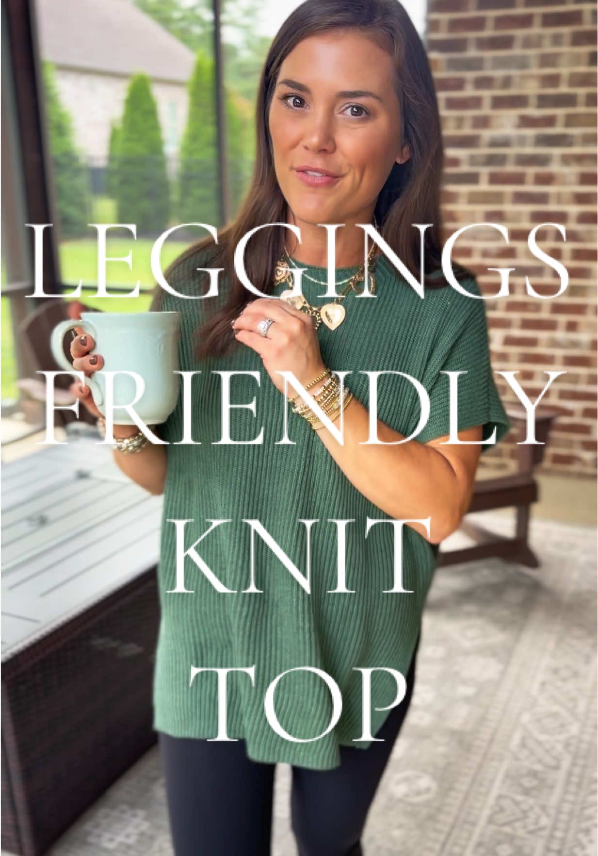 the cutest leggings friendly top that’s also work appropriate✨ #fallstyle #momstyle #comfystyle #ootdinspo #tiktokshoprestock 