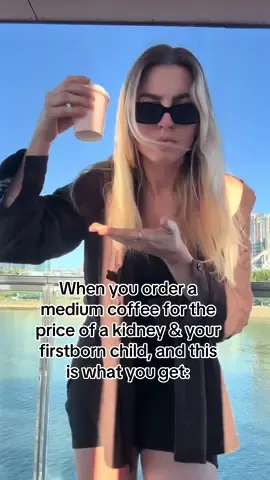 moved here for surfer boys and sunshine, instead I’m spending an entire month of rent on two sips of an oat flat white 🌝 Yes, inflation, but bruuuh #australia #coffeelover #inflation #brisbane 