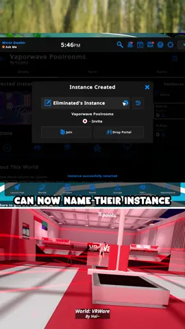 Instance Naming is here! #vrchat #vr #vrchatcommunity