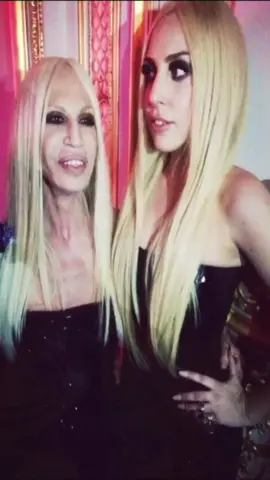#ladygaga & #donatellaversace // #versace #2000s #donatella 