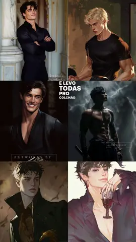 Meu Deus, que HOMENS!!!! #kaiazer #xadenriorson #cardan #aaronwarner #Rhysand e o Kaz🫦