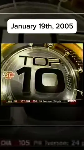 January 19th, 2005. #espn #sports #nostalgia #top10 #fyp  