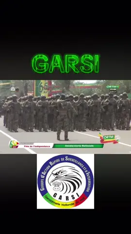 GARSI Groupe d’Action de Surveillance et d’Intervention #tiktokmali🇲🇱223 #Garsi #gendarmerienationale #Mali #CapCut 