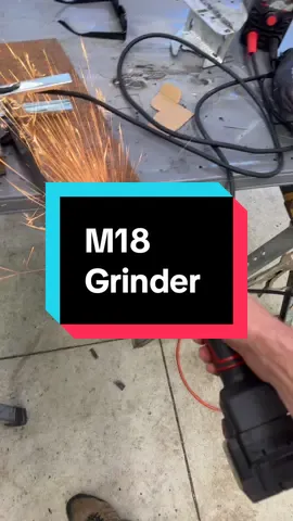 Awesome grinder with an awesomer price! This grinder works awesome and right in my price range #grinder #cordless #milwaukee #m18 #tiktokmademebuyit 