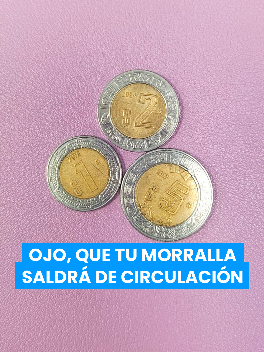 Banxico retirará monedas de 1, 2 y 5 pesos entre 2028 y 2029. Solo afectará a las de la familia B, emitidas desde 1993. #Banxico #ÚltimaHora #MéxicoViral #MonedasMX