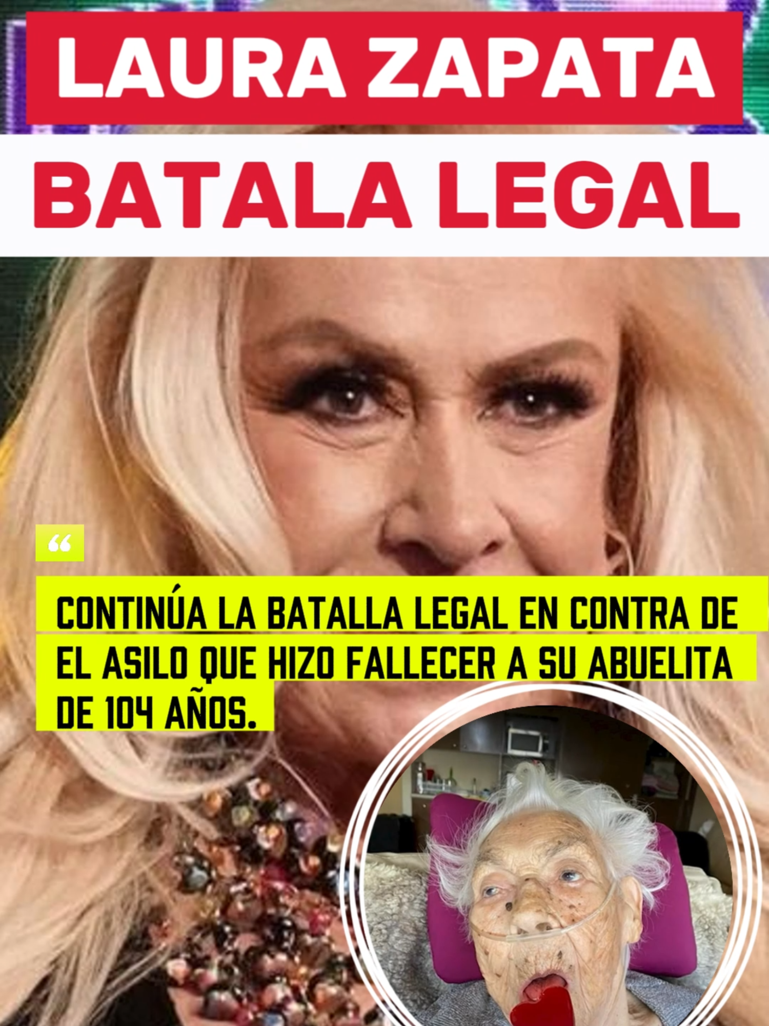 Afirma que su abuelita no falleció de viejita y llegará hasta la ultima instancia si es necesario #santochismelatam #santochisme #farandula #laurazapata