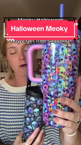 ☠️Spooky Season is here!!  #meokytumbler #meokycup #halloweenmeoky #spookyseason #skeleton 