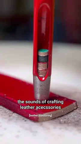 adding this to our sleep sounds playlist @red.forest.leather #crisp #leather #artistcraft