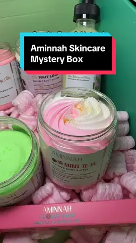 Aminnah Mystery Box of 10 best selling items. Natural, vegan, non-toxic skincare. #aminnahskincare #veganskincare #naturalskincare #crueltyfree #tiktokshopblackfriday @AMINNAH SKINCARE 