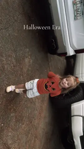 This girl loves Halloween all year round! #jackskellington #pumpkin #toddlersoftiktok #fall #fyp 