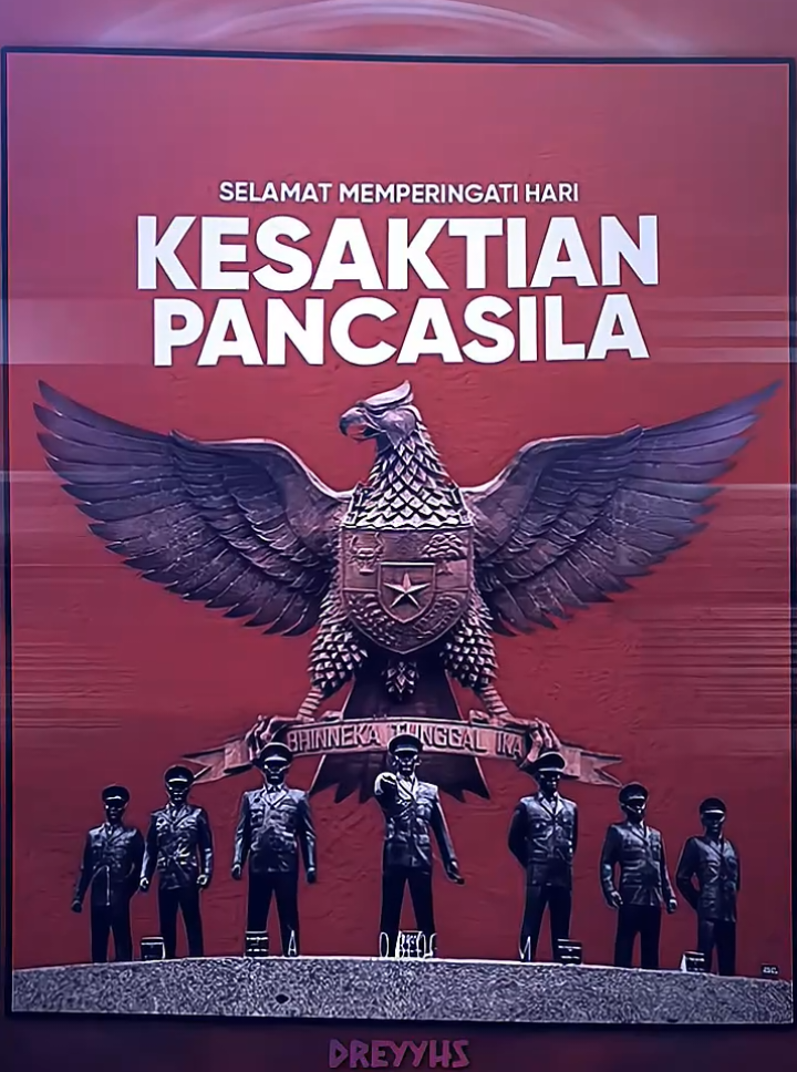 Hari Kesaktian Pancasila diperingati setiap tanggal 1 Oktober setiap tahun untuk mengenang peristiwa Gerakan 30 September (G30S) dan menegaskan kembali Pancasila sebagai ideologi negara yang mempersatukan bangsa.  Peringatan ini merupakan momentum penting untuk menguatkan keyakinan akan kebenaran dan kesaktian Pancasila dalam kehidupan berbangsa dan bernegara.  Latar Belakang Peristiwa  Pada malam 30 September hingga dini hari 1 Oktober 1965, terjadi peristiwa penculikan dan pembunuhan terhadap enam jenderal serta beberapa tokoh lainnya oleh kelompok yang menamakan diri Gerakan 30 September (G30S). Peristiwa ini kemudian dikenal sebagai G30S/PKI. #harikesaktianpancasila #g30spki #pahlawan #pahlawanrevolusi #pahrev 