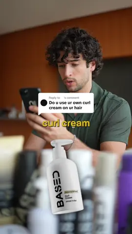 Replying to @️ Do I Use My Own Curl Cream? #based #basedbodyworks 