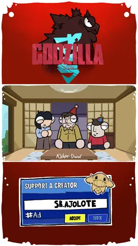 Nada puede malir sal! parodia  #humor #fortnite #epicpartner #godzilla2014 #animation 