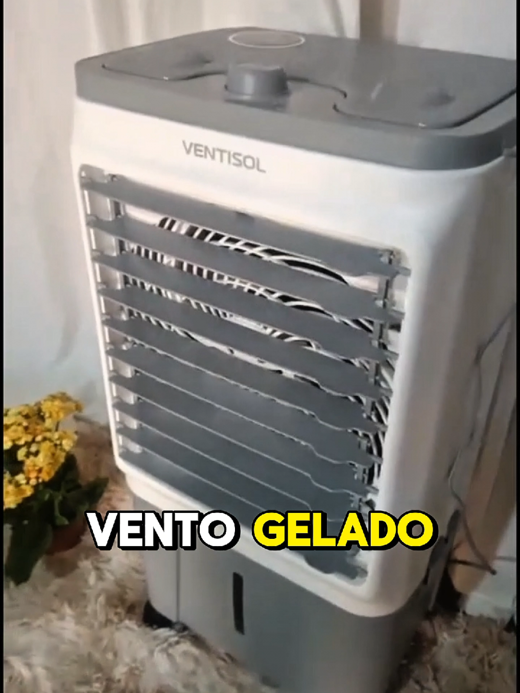 Climatizador Ventisol 5 em 1 CLIN16 pro 3 velocidade 16L 130w - cinza #climatizador 