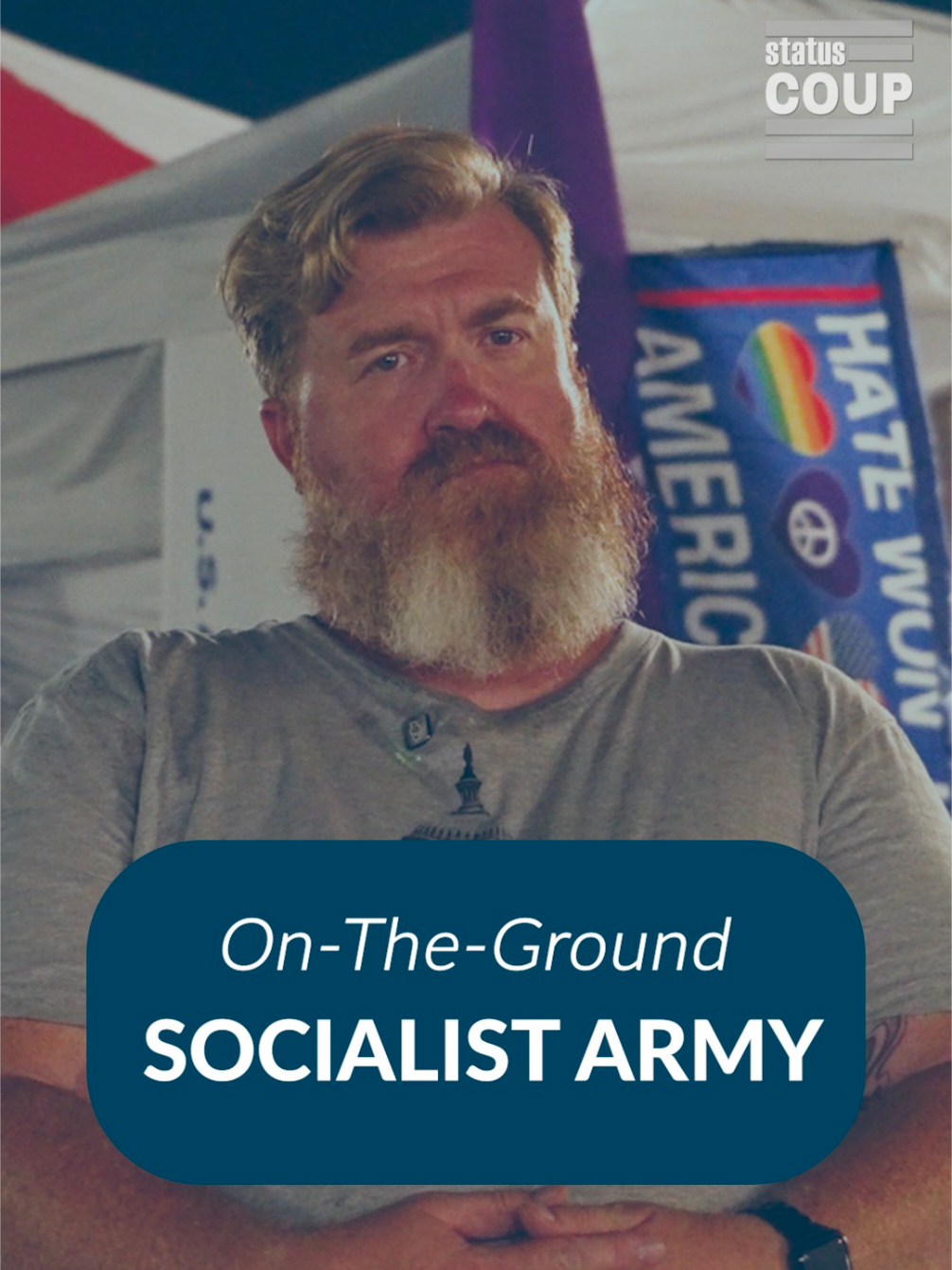 Combat veteran @jolly_good_ginger challenges the status quo and exposes the inglorious reality of life in service. 📺 Full story on YouTube. 🔗 in bio. #DC #Trump #Veteran #usarmy #war 