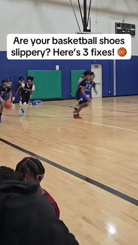 Top 3 ways to get more grip on your slippery basketball shoes #basketball #basketballshoes #basketballtips #basketballtiktok 