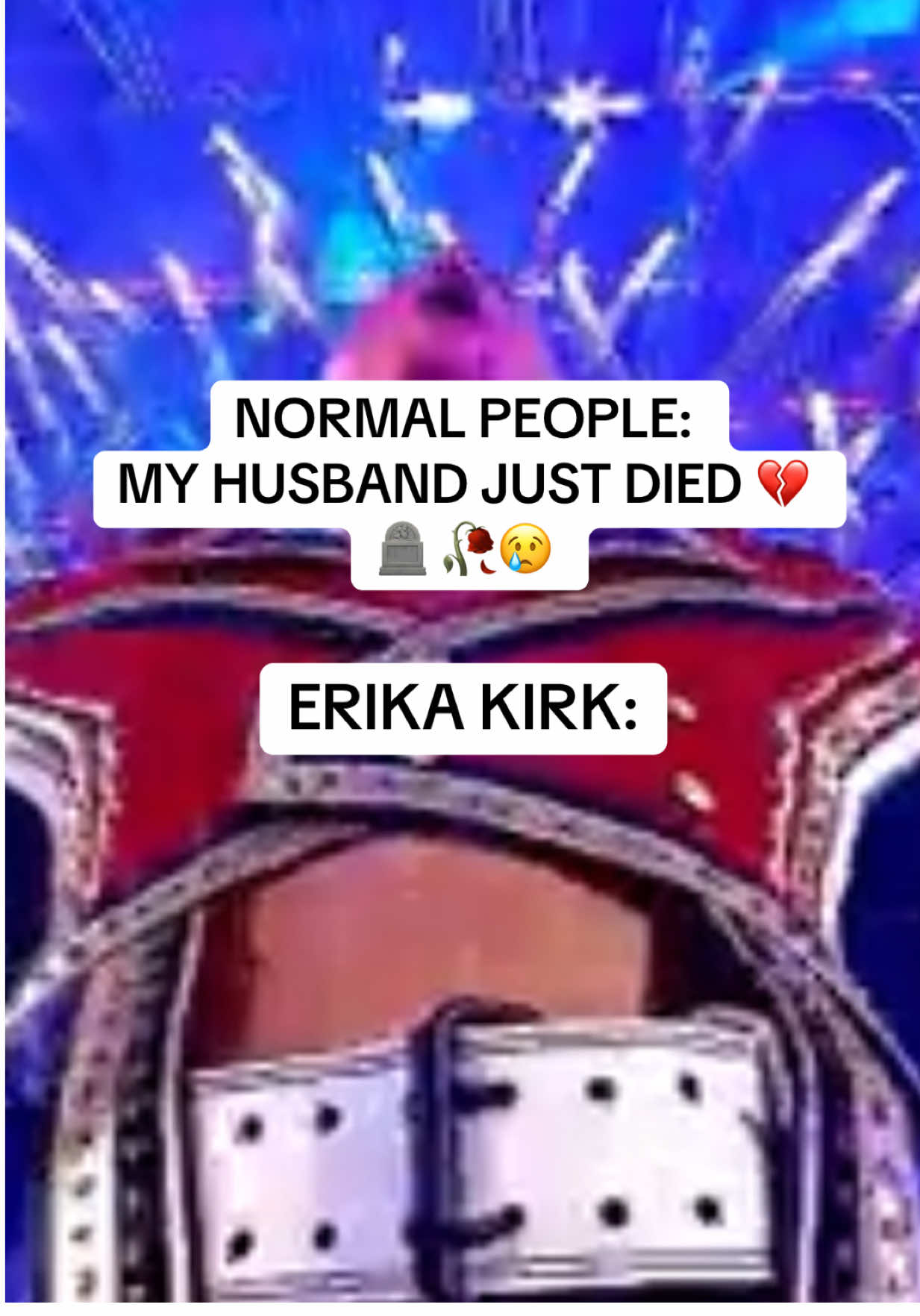 We all grieve differently tho, they’ll say. #ErikaKirk #charliekirk #trump #jdvance #ogrerunvance 
