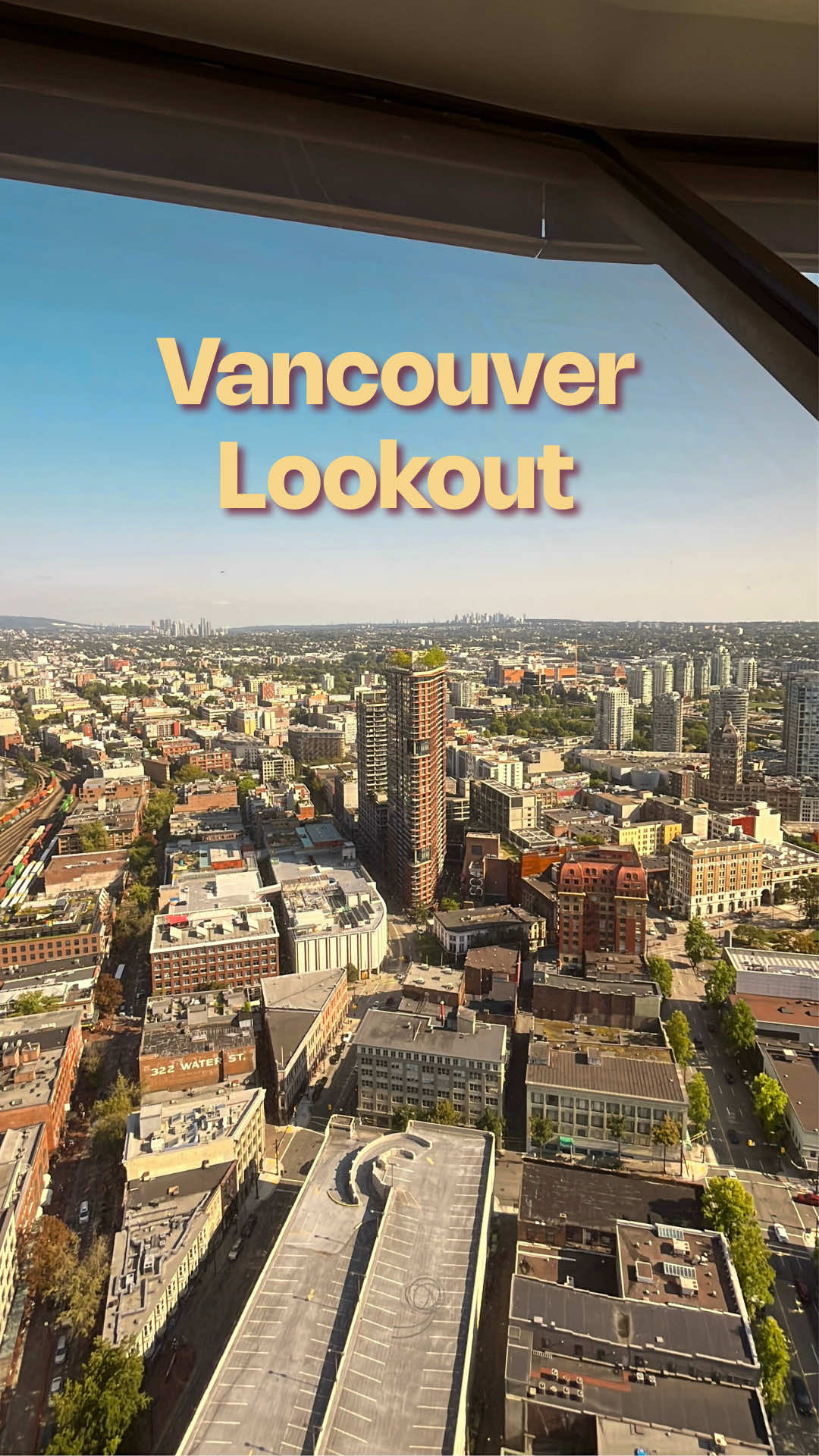 See Vancouver from one of the best spots in the city! Visit the Vancouver Lookout for stunning views of Vancouver from all angles 🏙️ #vancouver #tourist #thingstodoinvancouver #trythis #views 