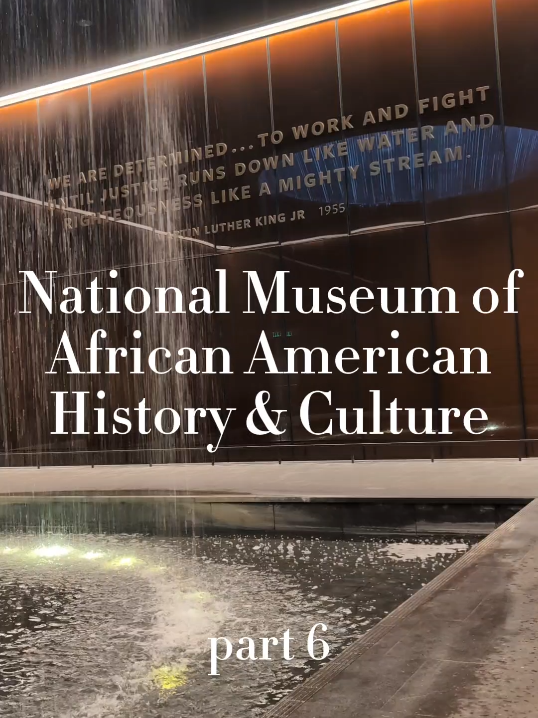 National Museum of African American History & Culture, part 6: The Contemplative Pool is ringed by quotes from important African American leaders. #WashingtonDC #BlackHistory #NationalMuseumOfAfricanAmericanHistoryAndCulture #Smithsonian #MartinLutherKingJrQuotes