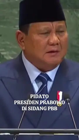 Pidato Presiden Prabowo di sidang PBB pada 23 September 2025 #prabowo #prabowosubianto #sidangpbb #america #presidenprabowo 