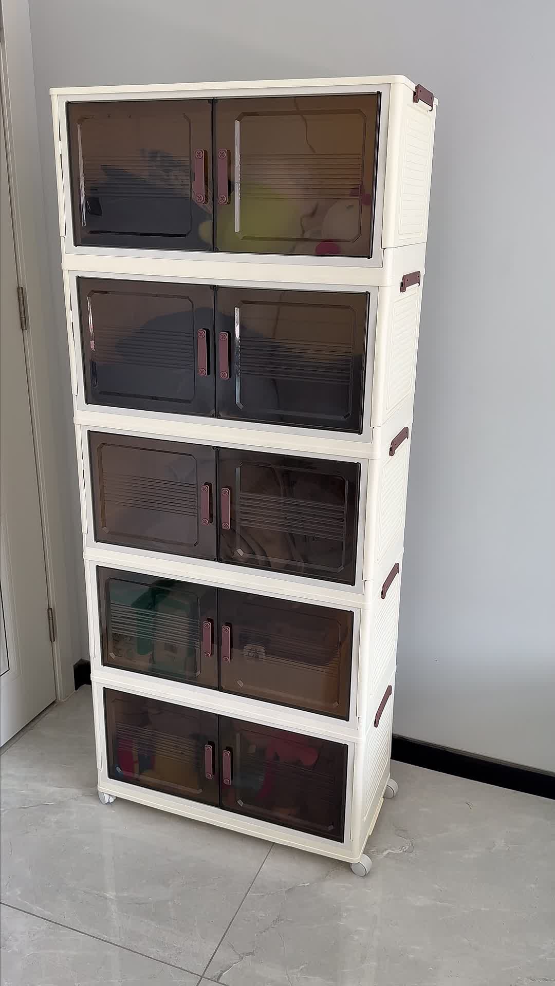 Folding Storage Trunks With Lids | Stackable Wheeled Bins & Collapsible Lockers | Heavy-Duty Organizer For Closet, Bedroom, Office Cabinet Boxes #homeorganization #storagecontainers #storagecabinet #storagebins #storageorganizer #fridgeorganizers #dormstorage #bedroomstorage #closetorganizer #storageshelves