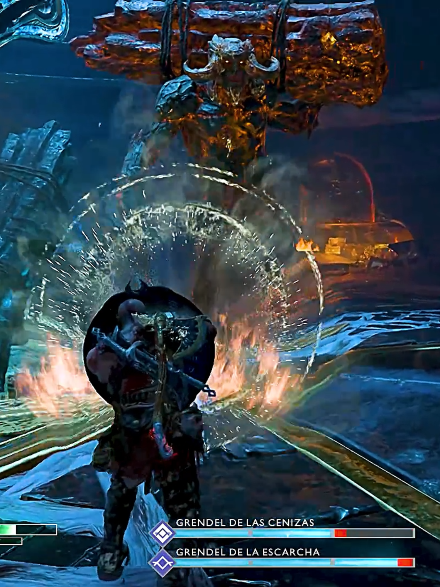 Grendel de la ceniza y la escarcha #GODOFWAR #diosdelaguerra #golems #kratos #ps4pro #antiguo #grendel #escarcha #ceniza