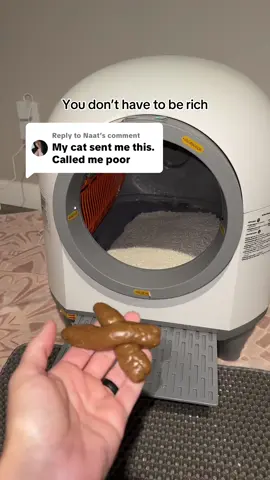 Replying to @Naat you can’t beat the price especially with a 1 year warranty #automaticlitterbox #litterbox #selfcleaninglitterbox #tiktokshoprestock #catlitterbox 