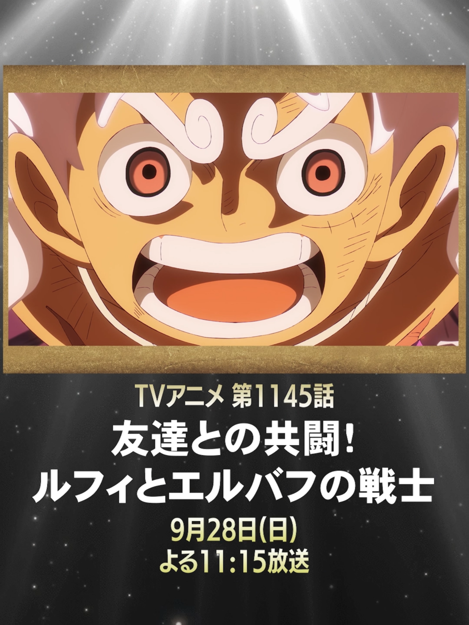 日曜よる11:15放送！TVアニメをお楽しみに！#onepiece #anime