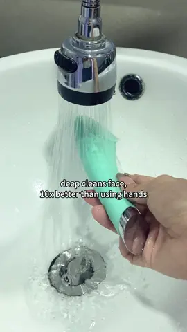 I have been looking for a cleansing brush that isnt super rough on my face and I finally found one!! #tiktokshop #deepclean #skinroutine #skincare #cleanface 
