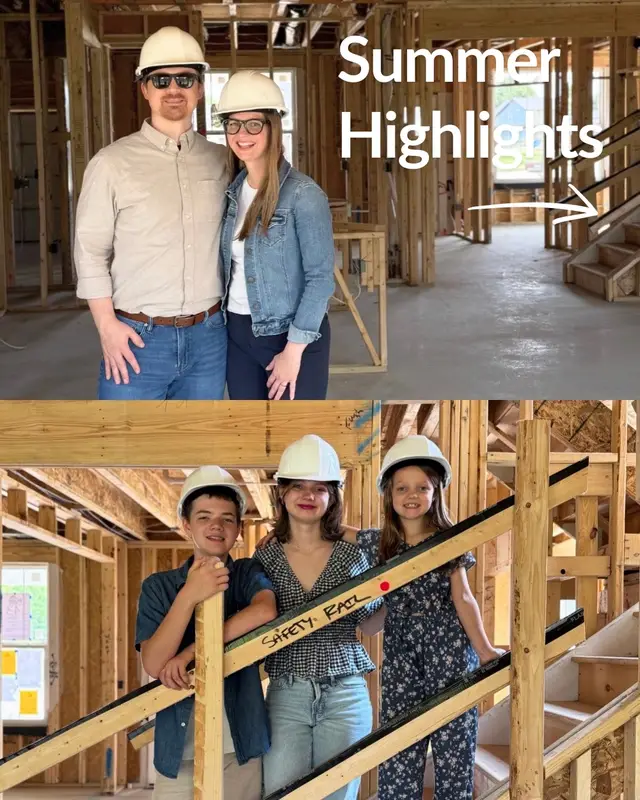 📸 Summer in photos! ☀️ What a wild ride. If you’d asked me last December, I would’ve said this was going to be the summer of a greenhouse build 🌿, complete with a dreamy garden fence and an epic garden expansion. Instead, it became the summer of building a house 🏡, moving across the country 🚚, and saying goodbye to our Atlanta family. Leaving the best aunties, grandparents, and siblings who have been such a big part of my kids’ life was never something I imagined ♥️ I deeply miss our community, the homestead, and my chickens 🐓, but it feels so good to be back home in the Midwest (and to have bunnies now 🐇). I’m still trying to find my footing after this very long marathon, unpacking + catching my breath, and working up the motivation to dive back into DIY again. Here’s hoping fall brings fresh energy, new projects, and plenty of inspiration 🍂✨ #SummerInPhotos #NewBeginnings #MidwestLiving #FromAtlantaToIndy #HomesteadLife    