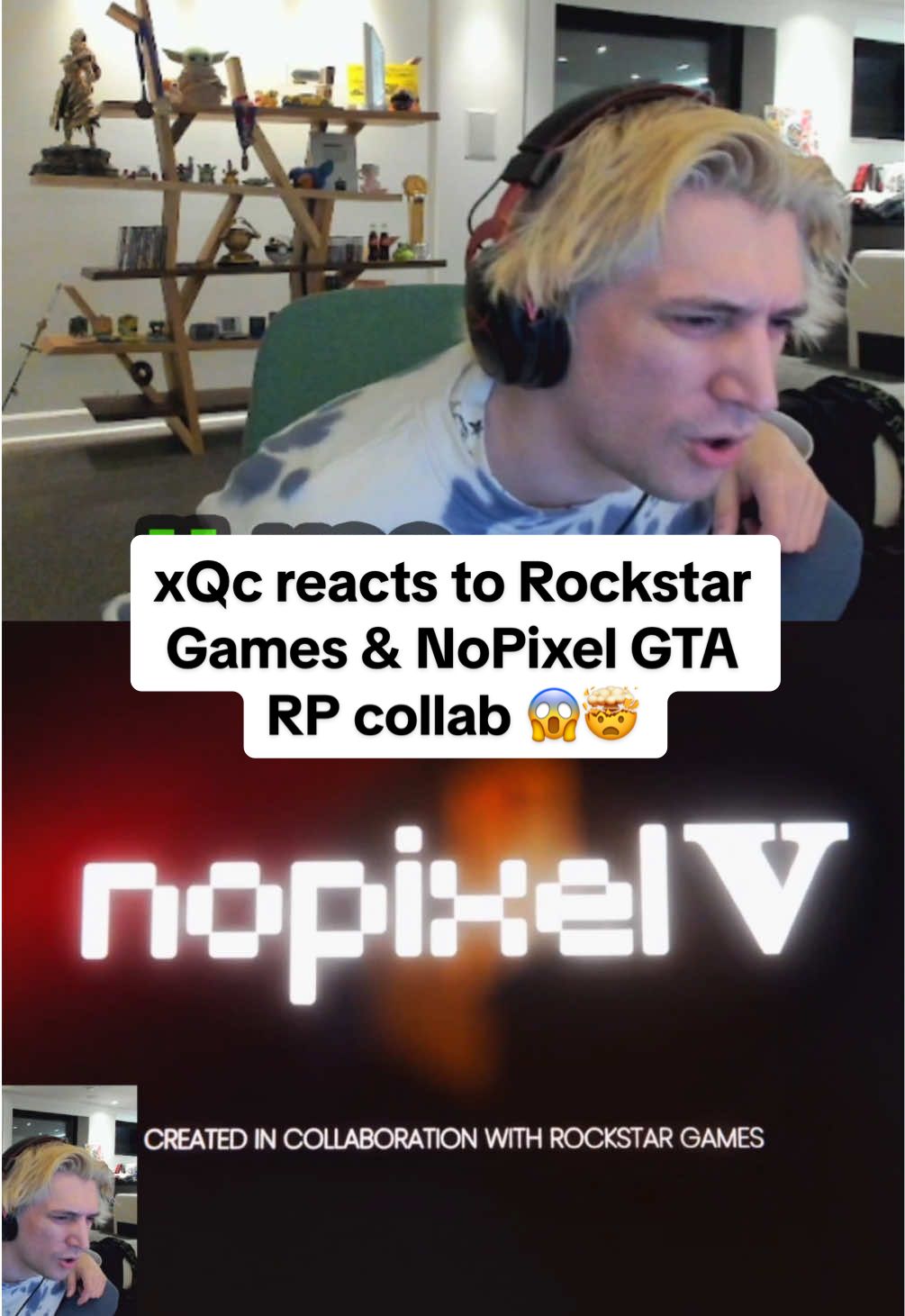 Rockstar Games is collabing with NoPixel 😱 #xqc #rockstargames #nopixel #gtarp #fyp 