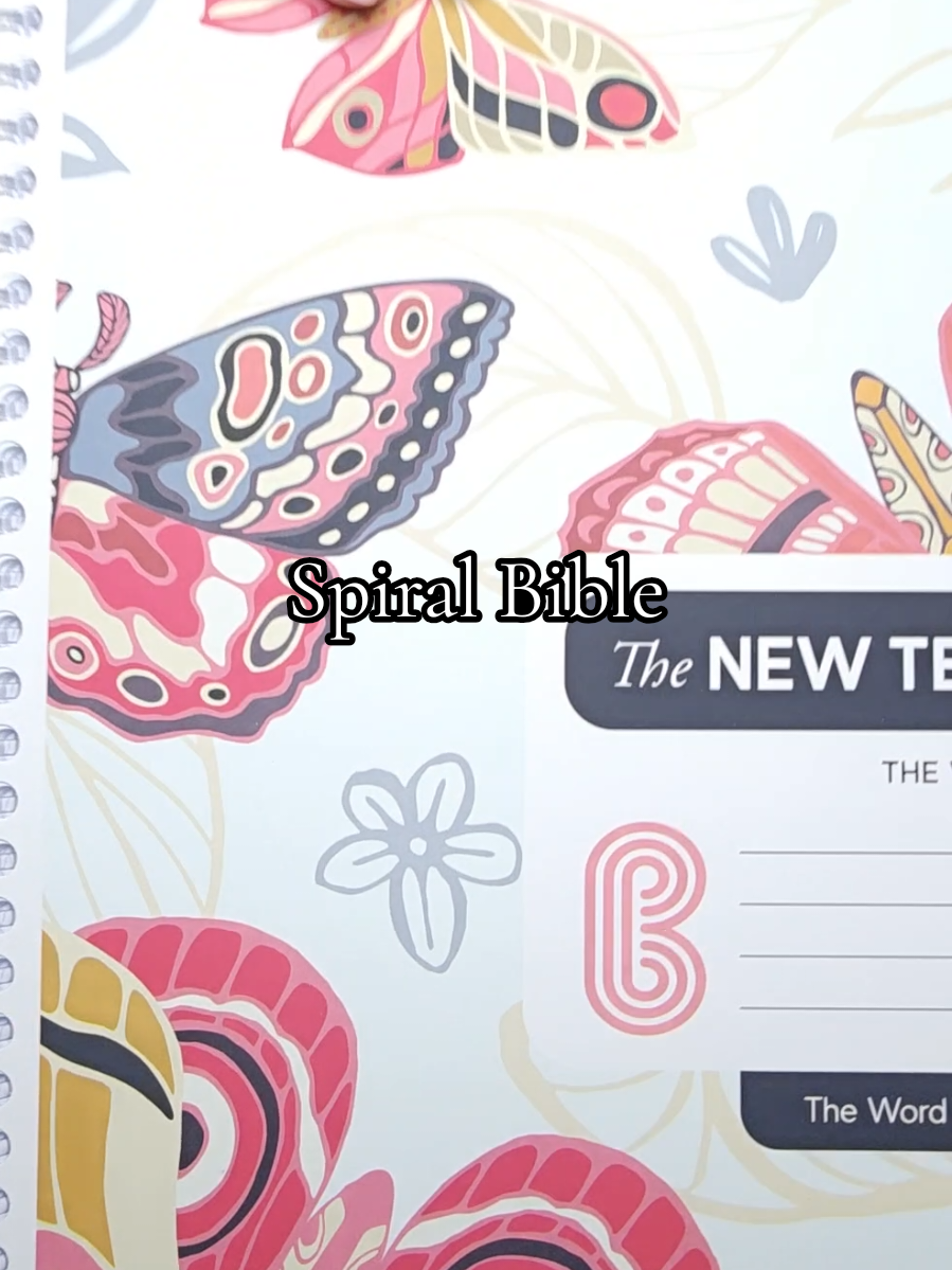 The Spiral Bible is perfect for Bible study, Notes, etc.  I love it!
