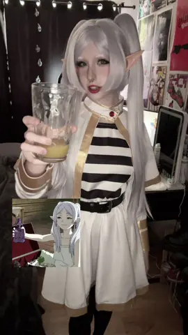 my potion (orange juice)🧪 #frieren #frierenbeyondjourneysend #frierencosplay 