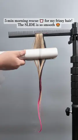 From shower to straight in minutes – no blow dryer needed.🛍️#hairtok #hairstyle #hair #slopehill #2in1 #straighttohell #straighthair #straightener #straighteningcurlyhair #falfreshness #fyp 