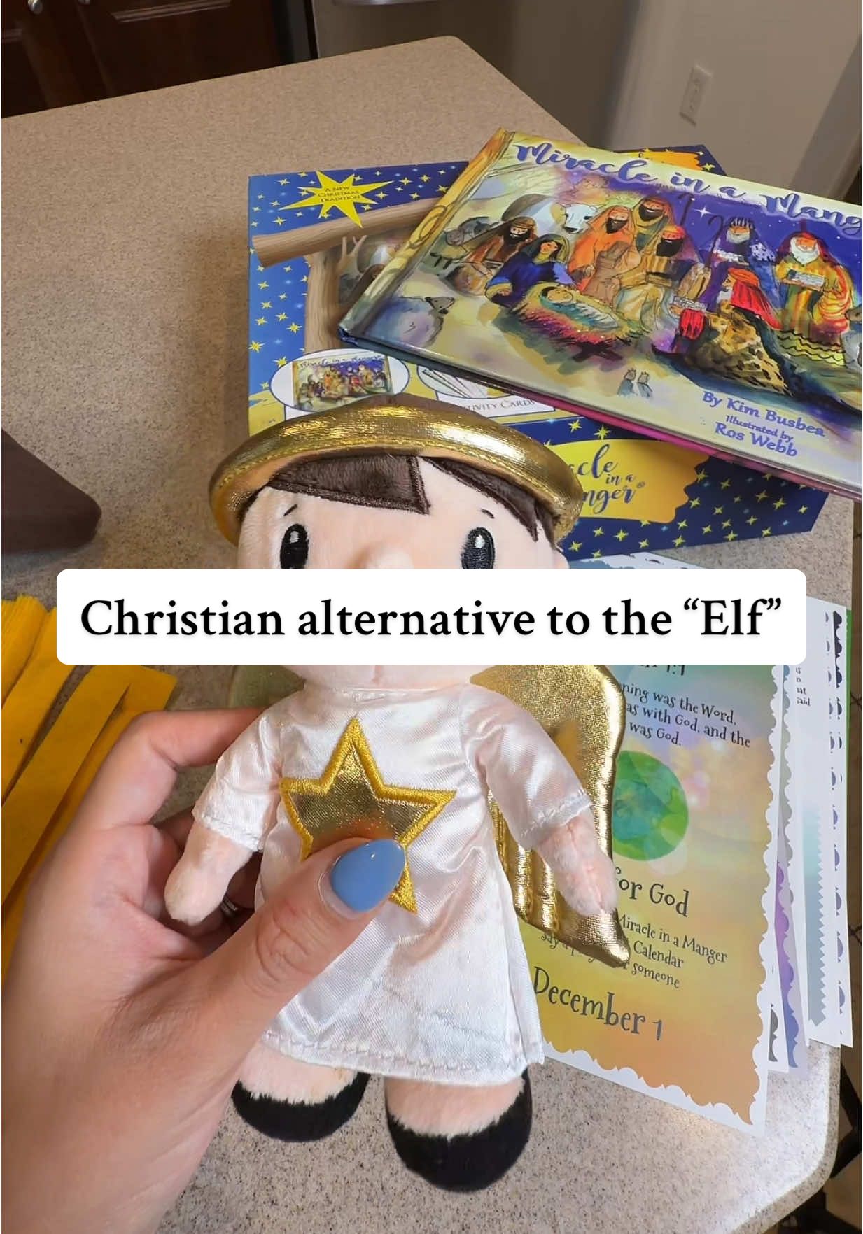 We are teaching our kids the real meaning of Christmas! #reasonfortheseason #christiantiktok #jesus #babyjesus #christmastraditions 