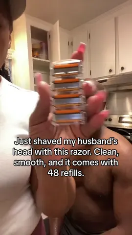 Get a smooth, clean shave every time with this men’s razor set. Comes with 1 handle + 48 refills—6-layer blades for precision cutting and long-lasting value. Perfect for head or face shaving. #mensgrooming #smoothshave #shavingessentials #budgetfriendlyfinds 
